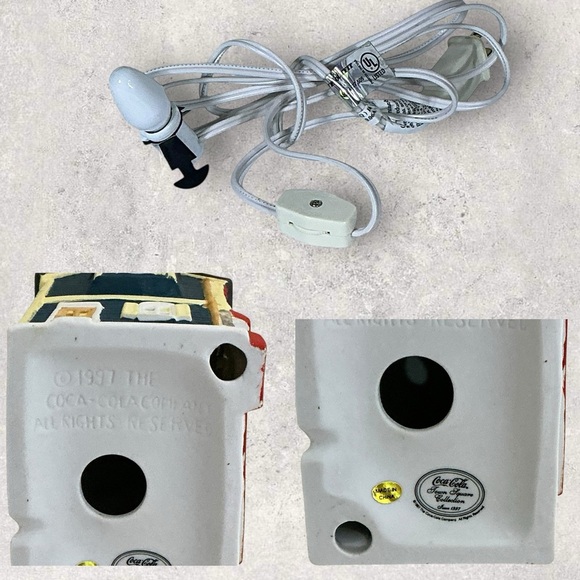 Vintage Coca Cola 1997 Town Square Village House Light Up Wiley Sons Hardware - Picture 13 of 16